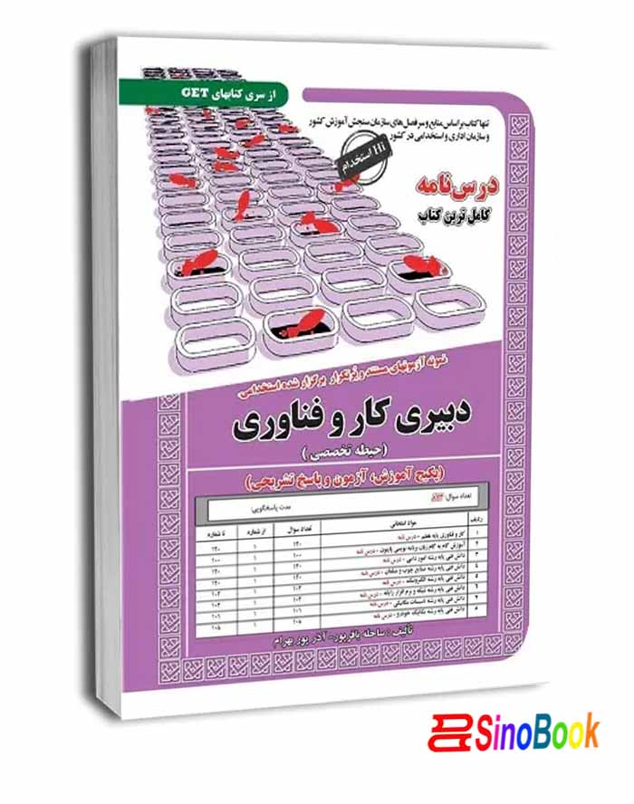 کتاب استخدامی هنرآموز کار و فناوری انتشارات سامان سنجش